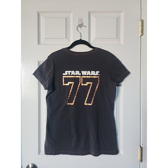 Vintage Star Wars 77 Womens Size L Lucasfilm LTD T-Shirt - Picture 3 of 4